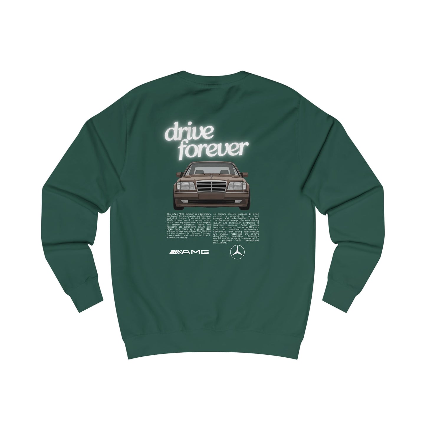Vintage Classic Unisex Sweatshirt - MB W124 Coupe Retro Design