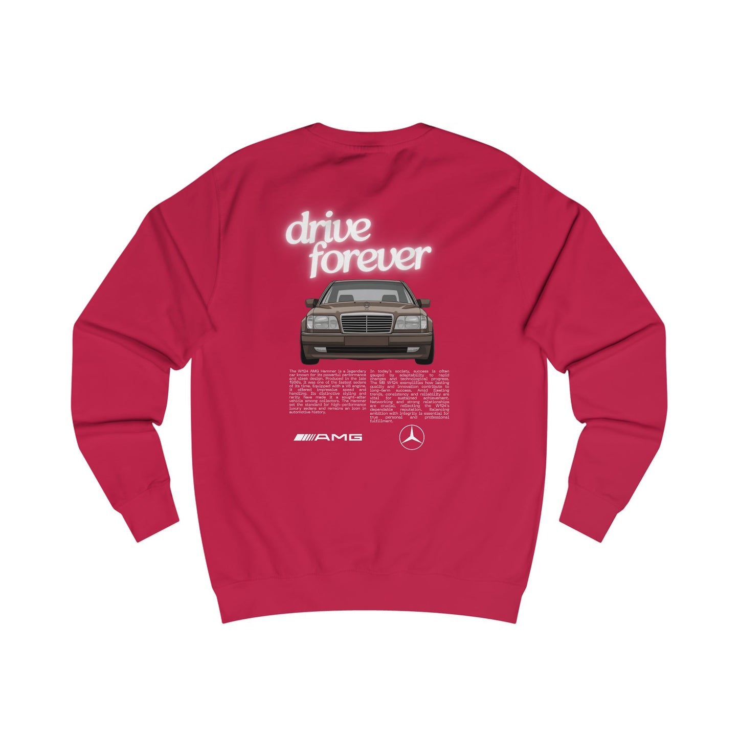 Vintage Classic Unisex Sweatshirt - MB W124 Coupe Retro Design