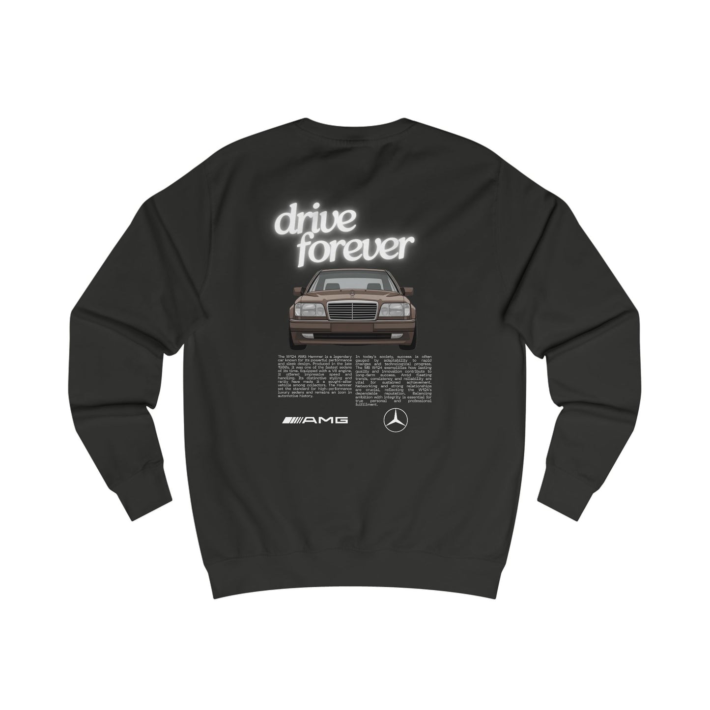 Vintage Classic Unisex Sweatshirt - MB W124 Coupe Retro Design