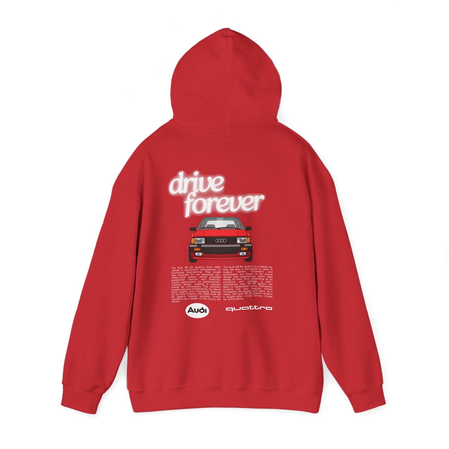 Audi 80 B2 Quattro Hoodie - Unisex Sweatshirt