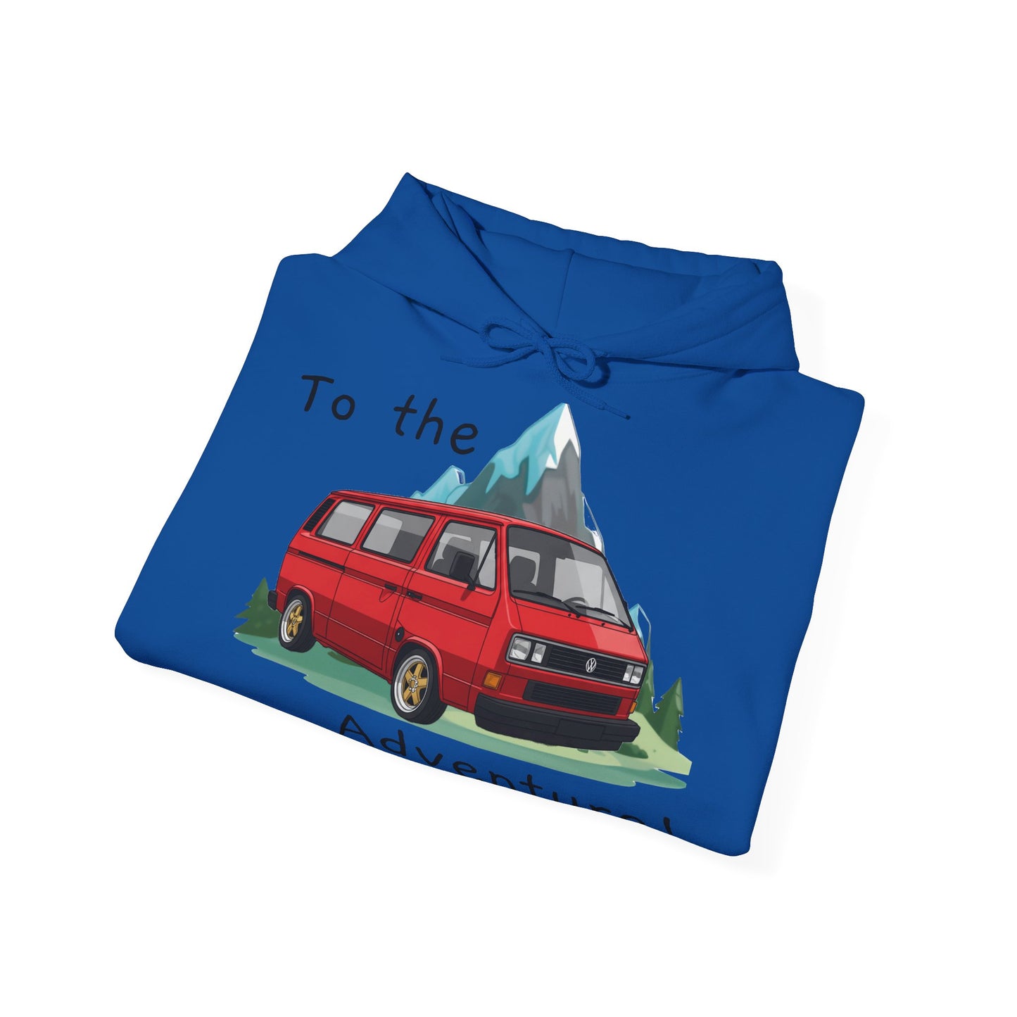 Van Trip Retro Mountain Hooded Sweatshirt