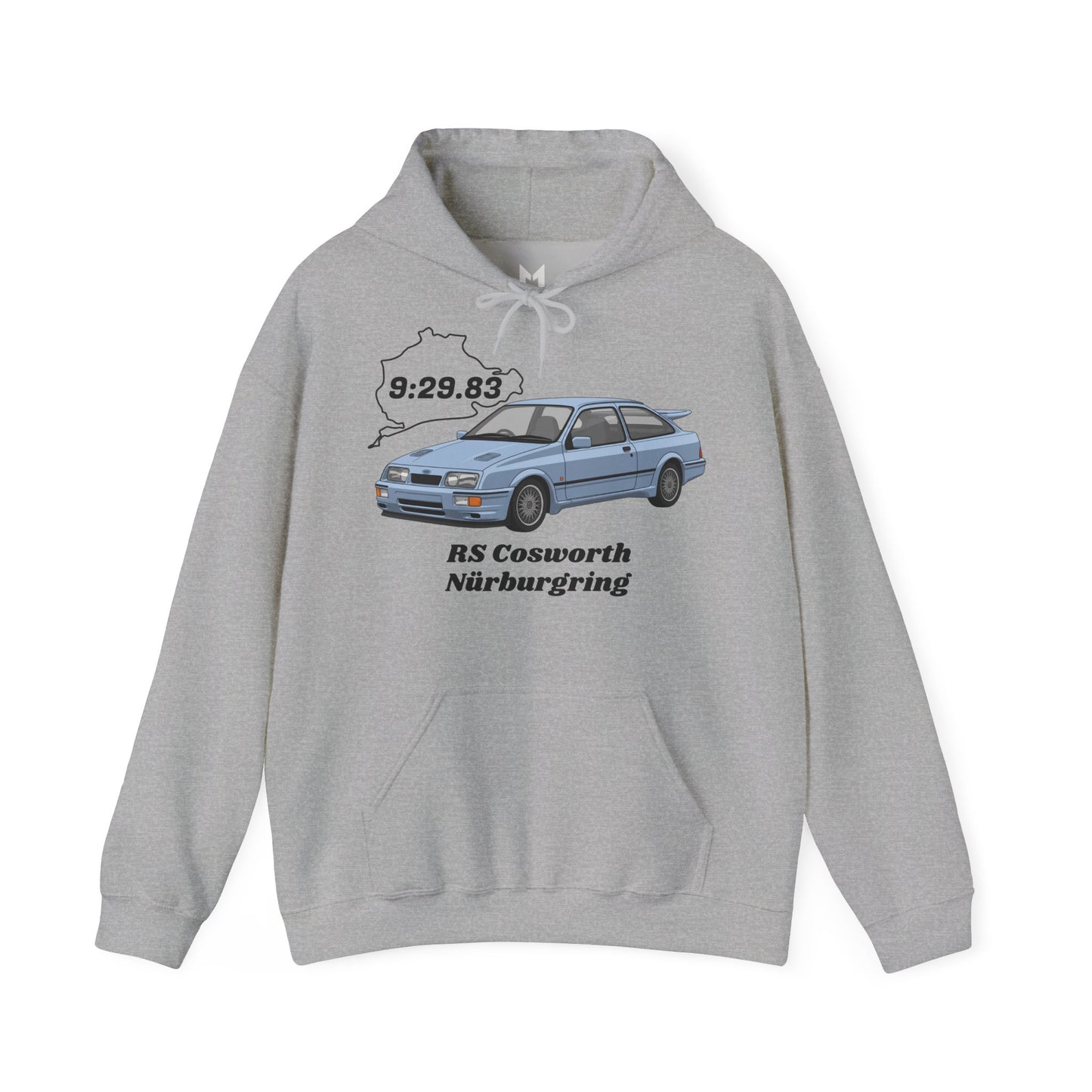 Hooded Sweatshirt - RS Cosworth Track Nurburgring Race