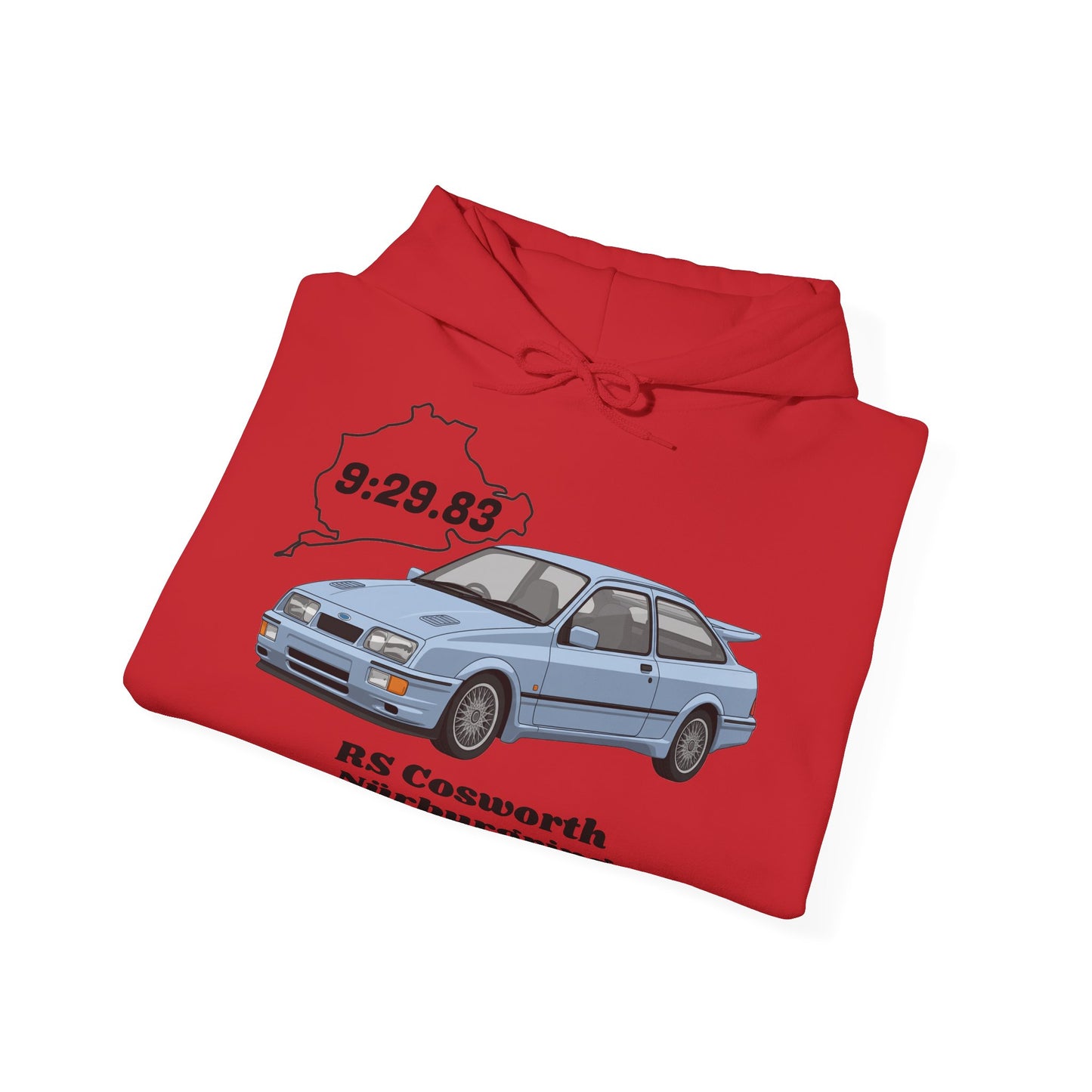 Hooded Sweatshirt - RS Cosworth Track Nurburgring Race