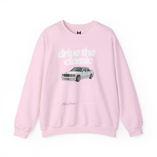 Vintage Car Enthusiast Crewneck Sweatshirt - Drive the Classic & Forever