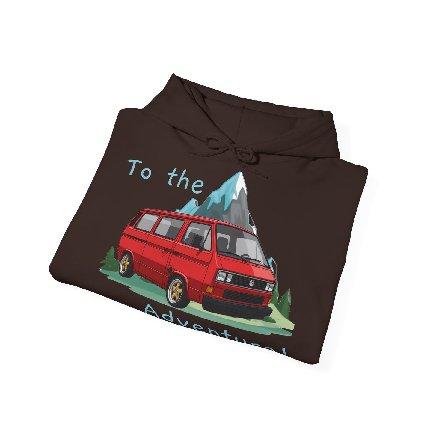 Van Trip Retro Mountain Hooded Sweatshirt