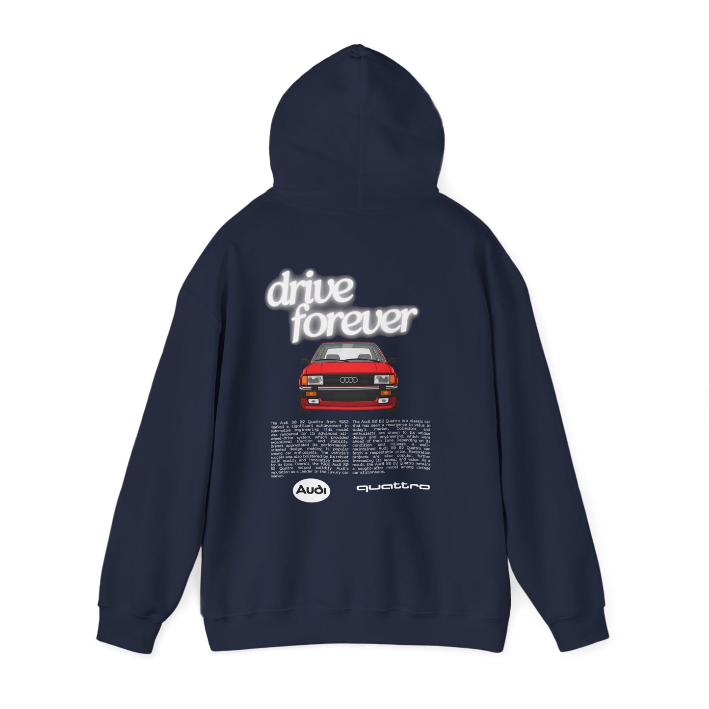 Audi 80 B2 Quattro Hoodie - Unisex Sweatshirt