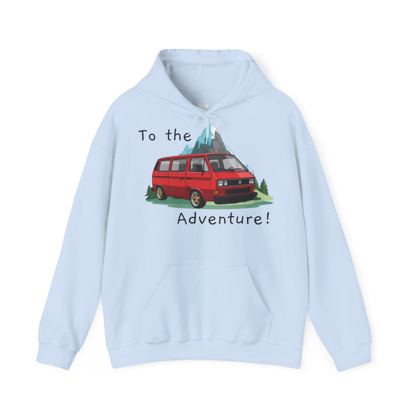 Van Trip Retro Mountain Hooded Sweatshirt