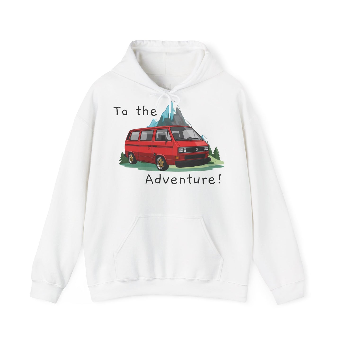 Van Trip Retro Mountain Hooded Sweatshirt