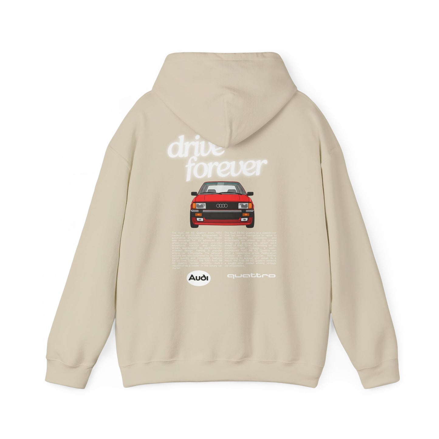 Audi 80 B2 Quattro Hoodie - Unisex Sweatshirt