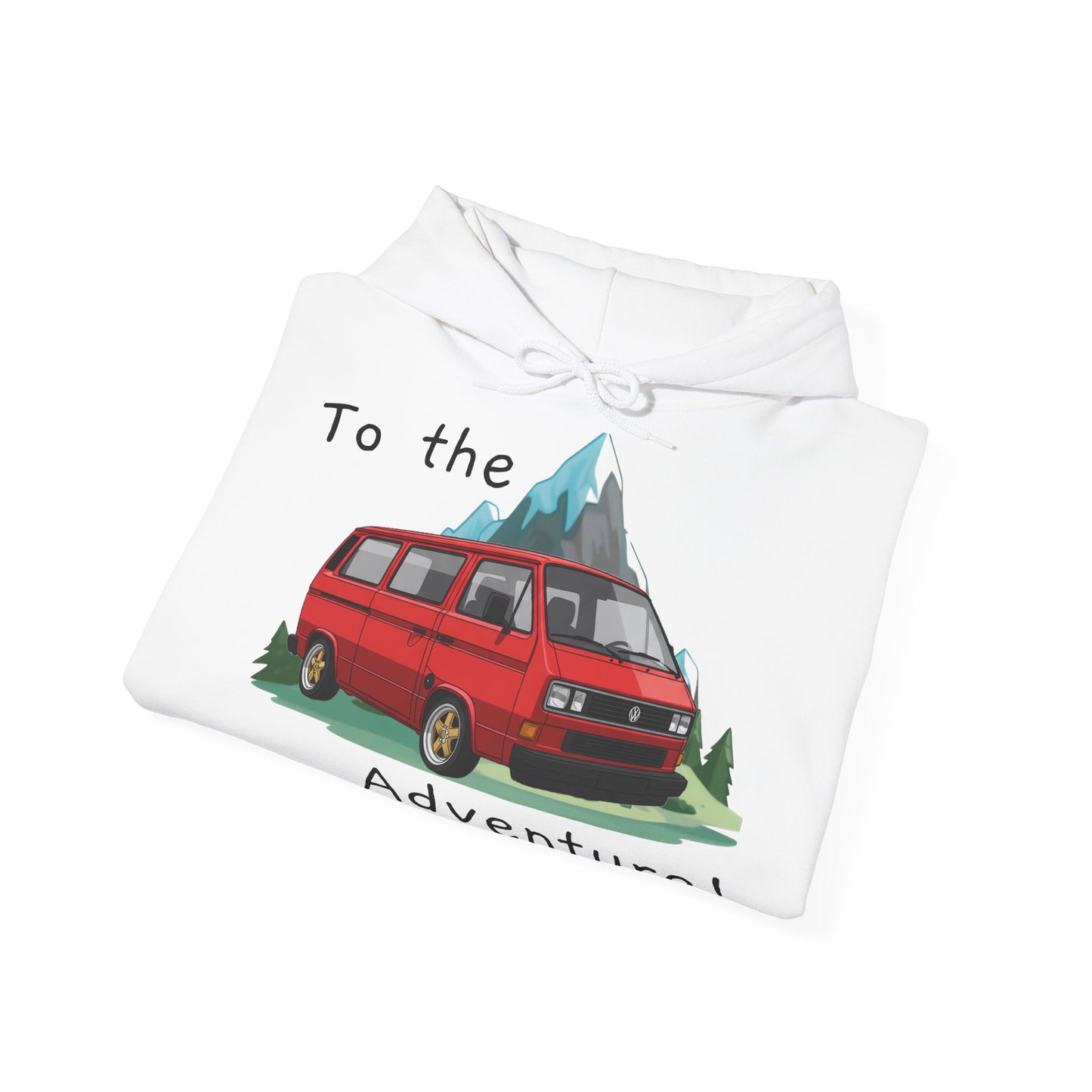 Van Trip Retro Mountain Hooded Sweatshirt