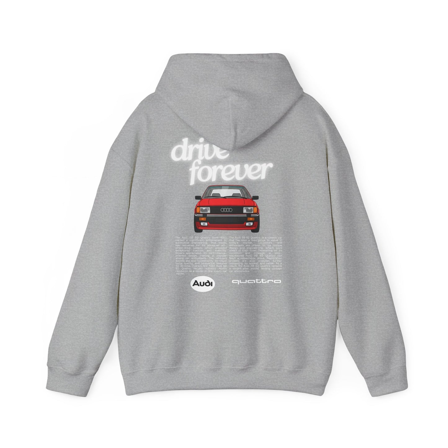 Audi 80 B2 Quattro Hoodie - Unisex Sweatshirt