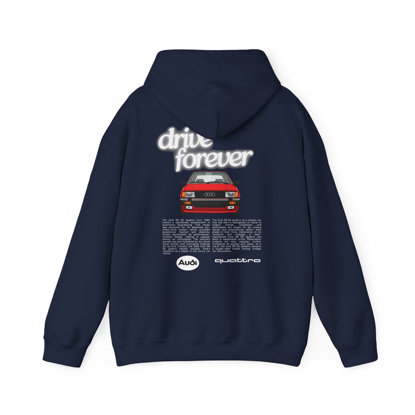 Audi 80 B2 Quattro Hoodie - Unisex Sweatshirt