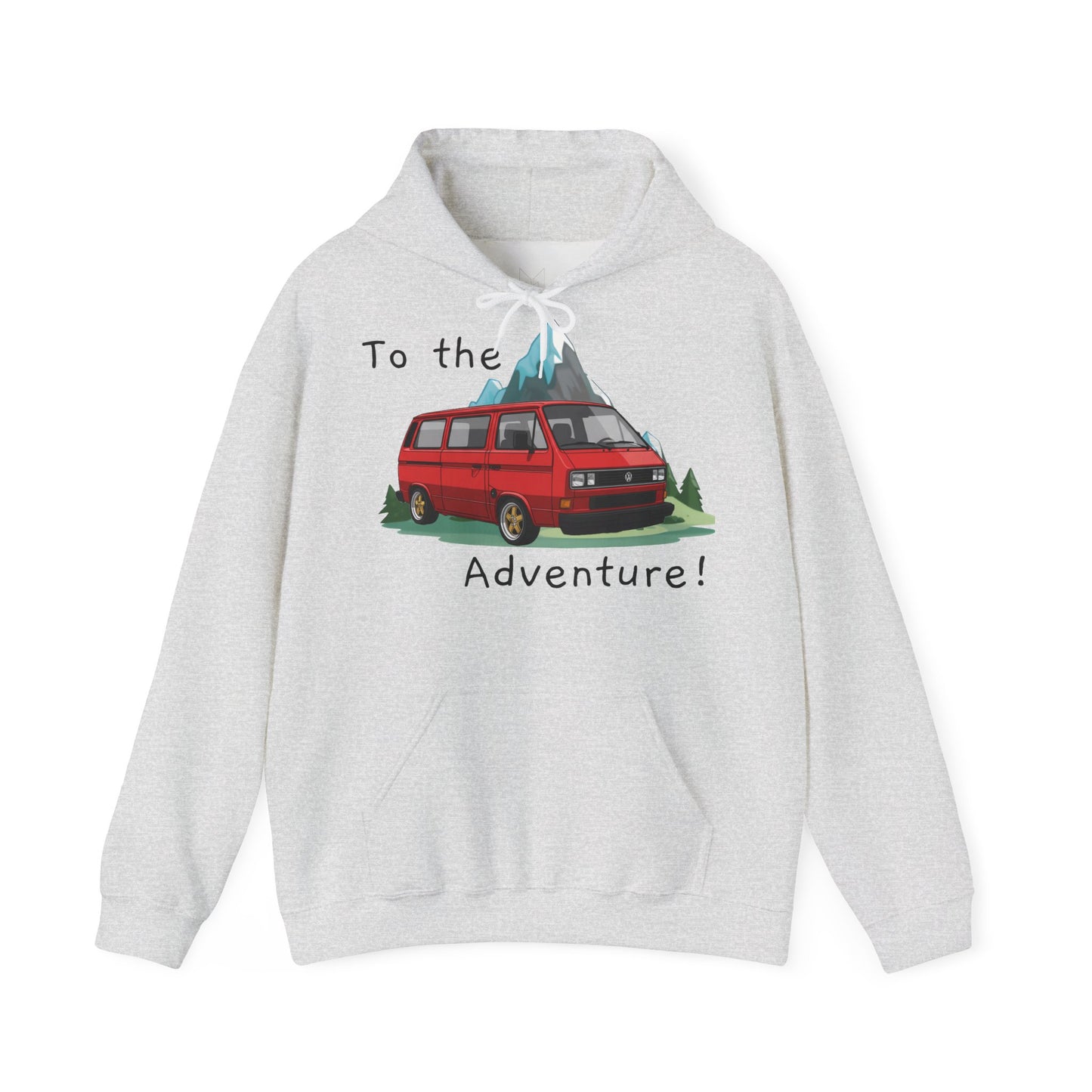 Van Trip Retro Mountain Hooded Sweatshirt